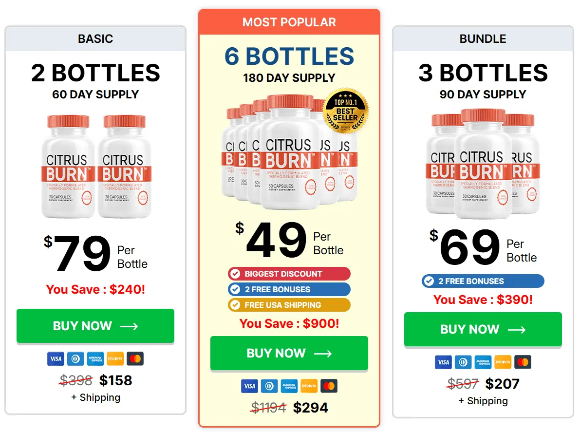 3 Days CitrusBurn Capssules Offer